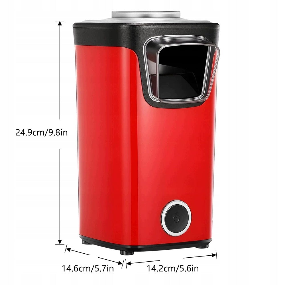 Popcorn Maker 1100W Hot Air Red For Popcorn 60g Packaging status original