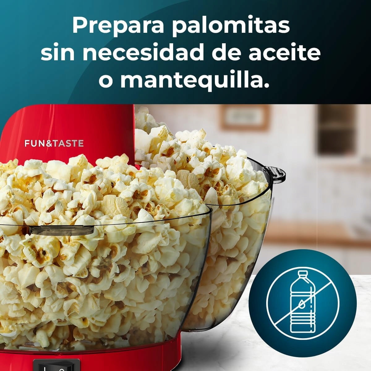 Popcorn machine Cecotec 04861 red 1200 W rk89 Brand Cecotec