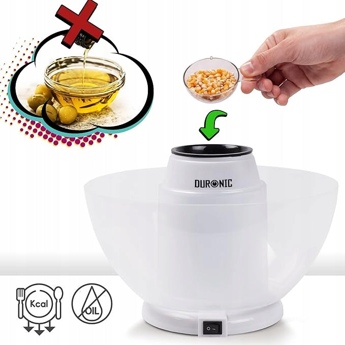 Popcorn machine Duronic Popcorn machine 1200 W Manufacturer code 8355543029066