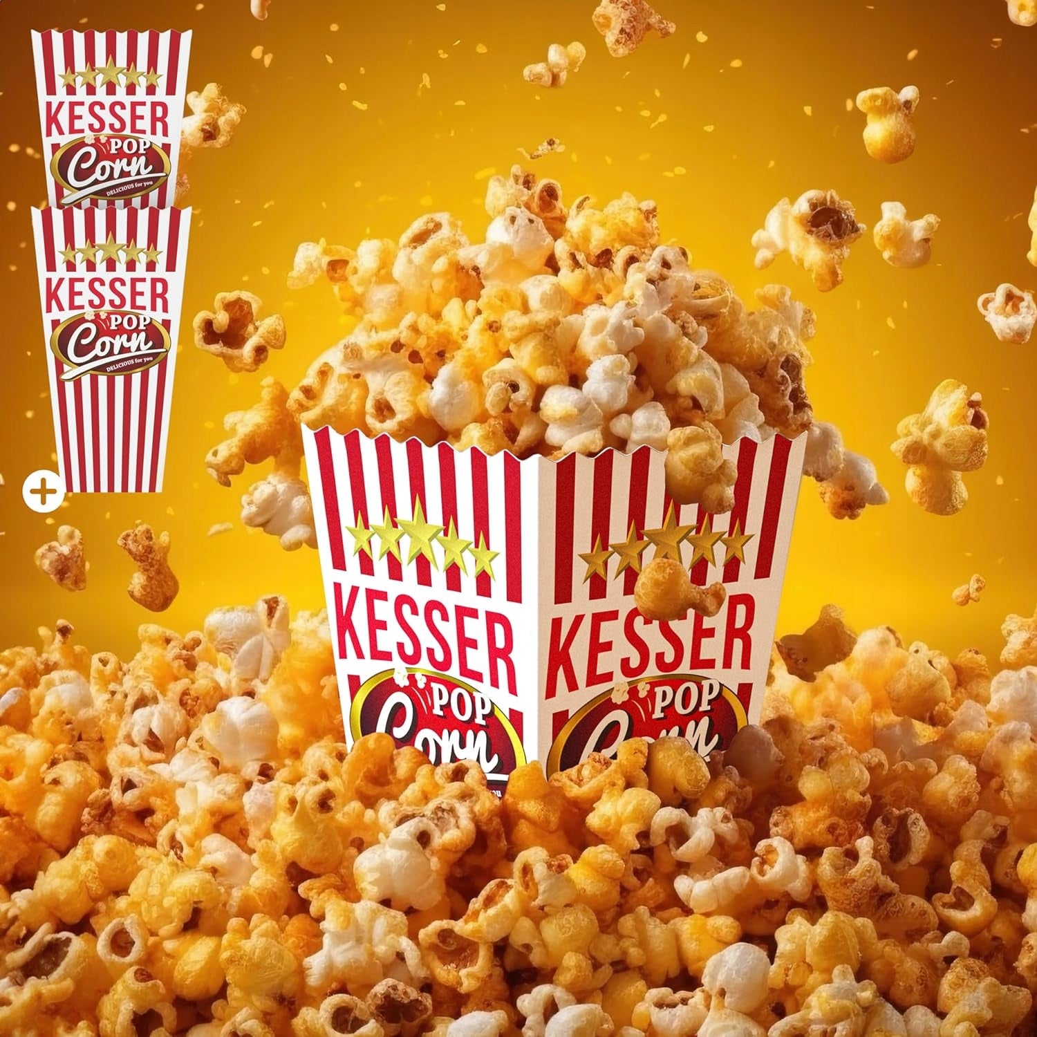 Popcorn machine Kesser 800W 5L with cover home cinema hit EAN (GTIN) 4255598327909