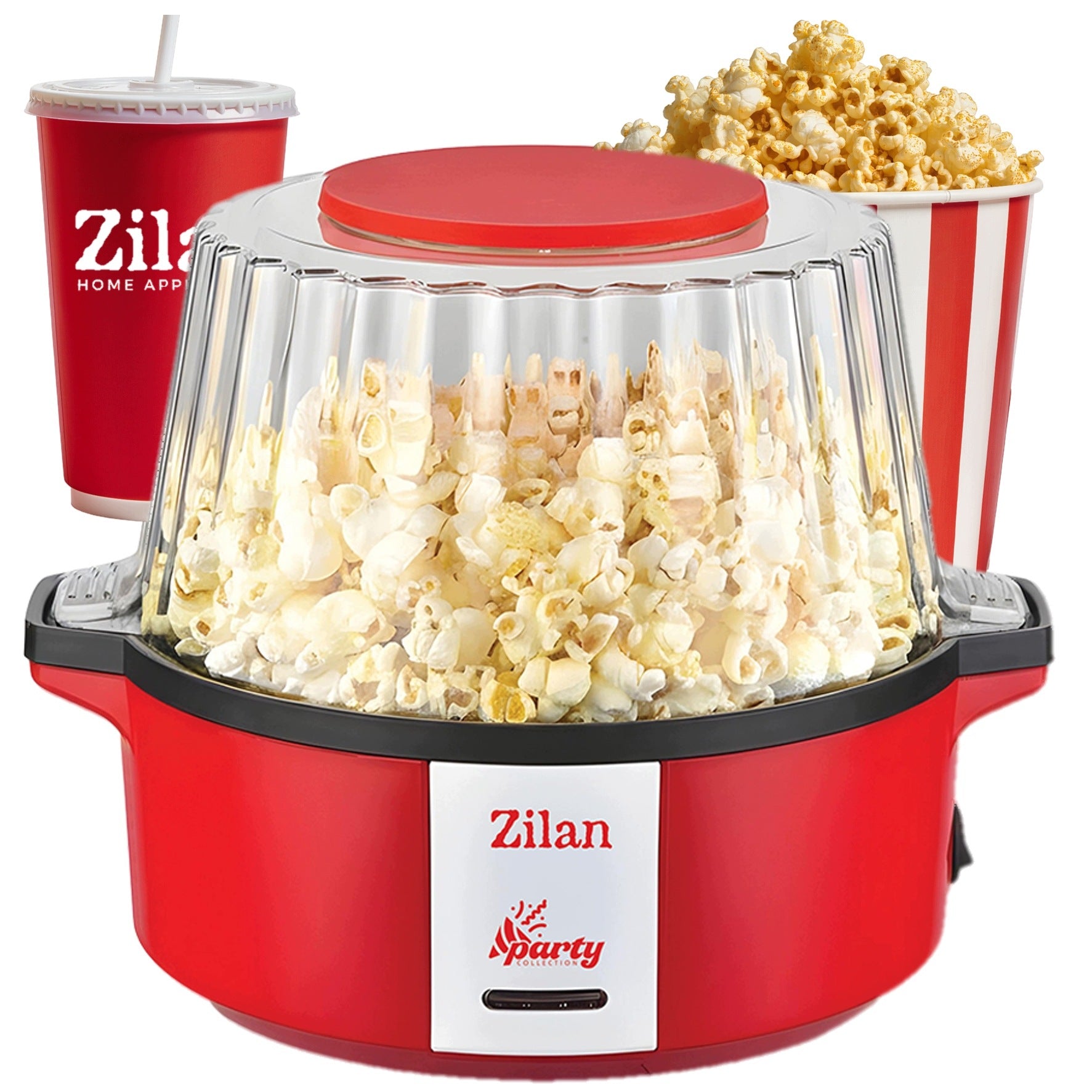 Popcorn machine POPCORN MAKER NON STICK BOWL 2 LITERS 700W