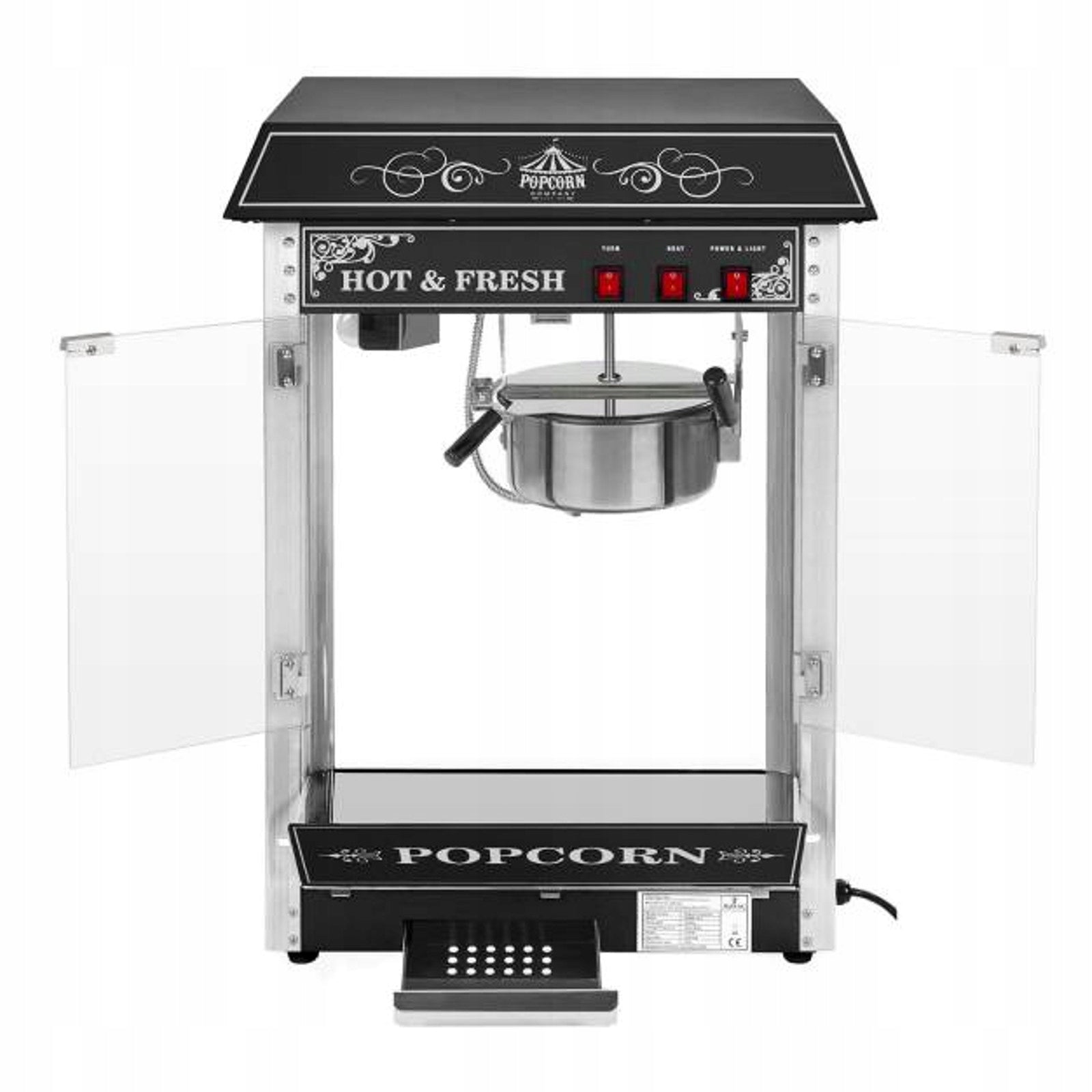 Popcorn machine Royal Catering RCPS-16.2 black 1600 W / 10010545 Brand Royal Catering