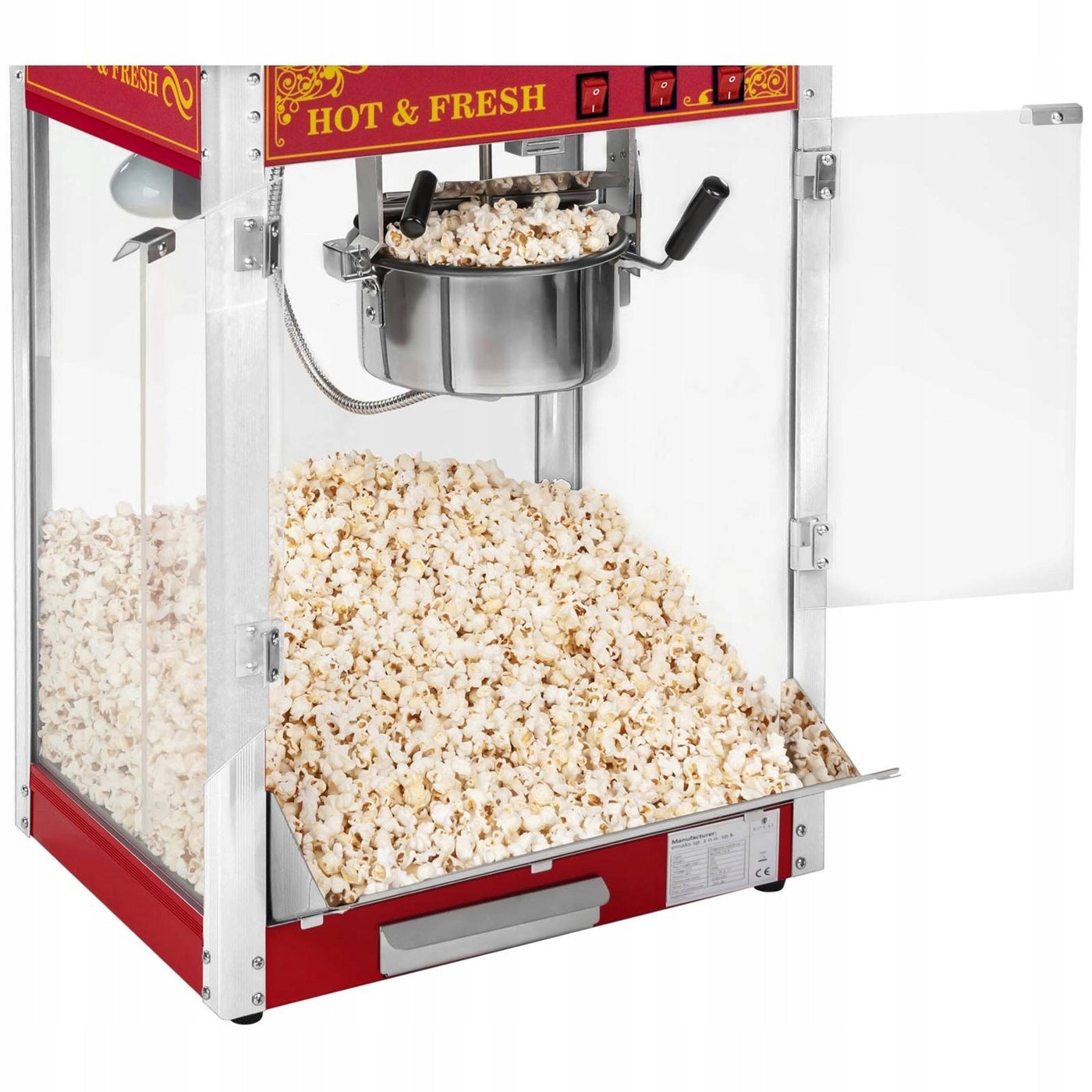 Popcorn machine Royal Catering RCPS-16.3 red 1500 W / 10010546