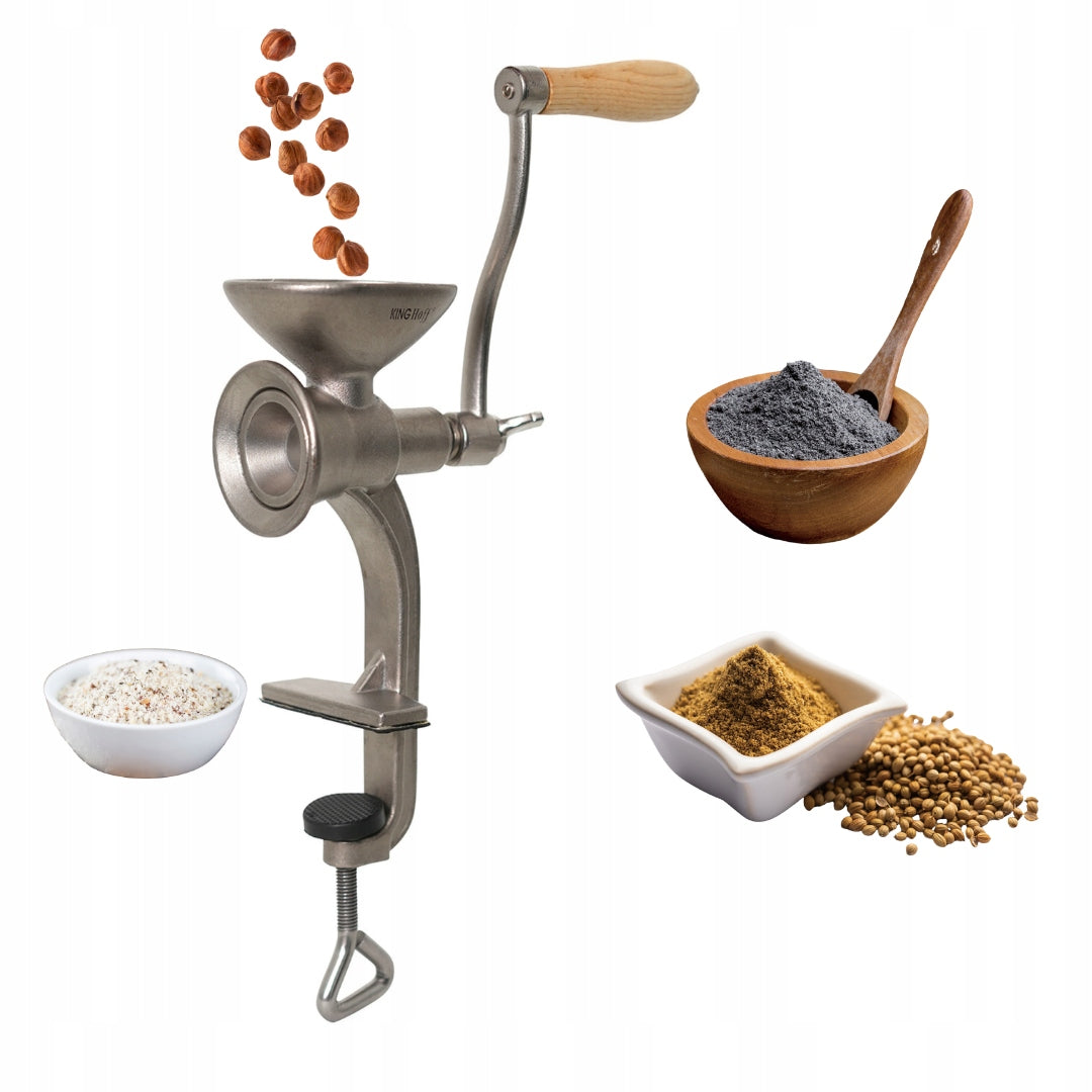Poppy, Nut and Grain Grinder Seasoning Stainless KingHoff