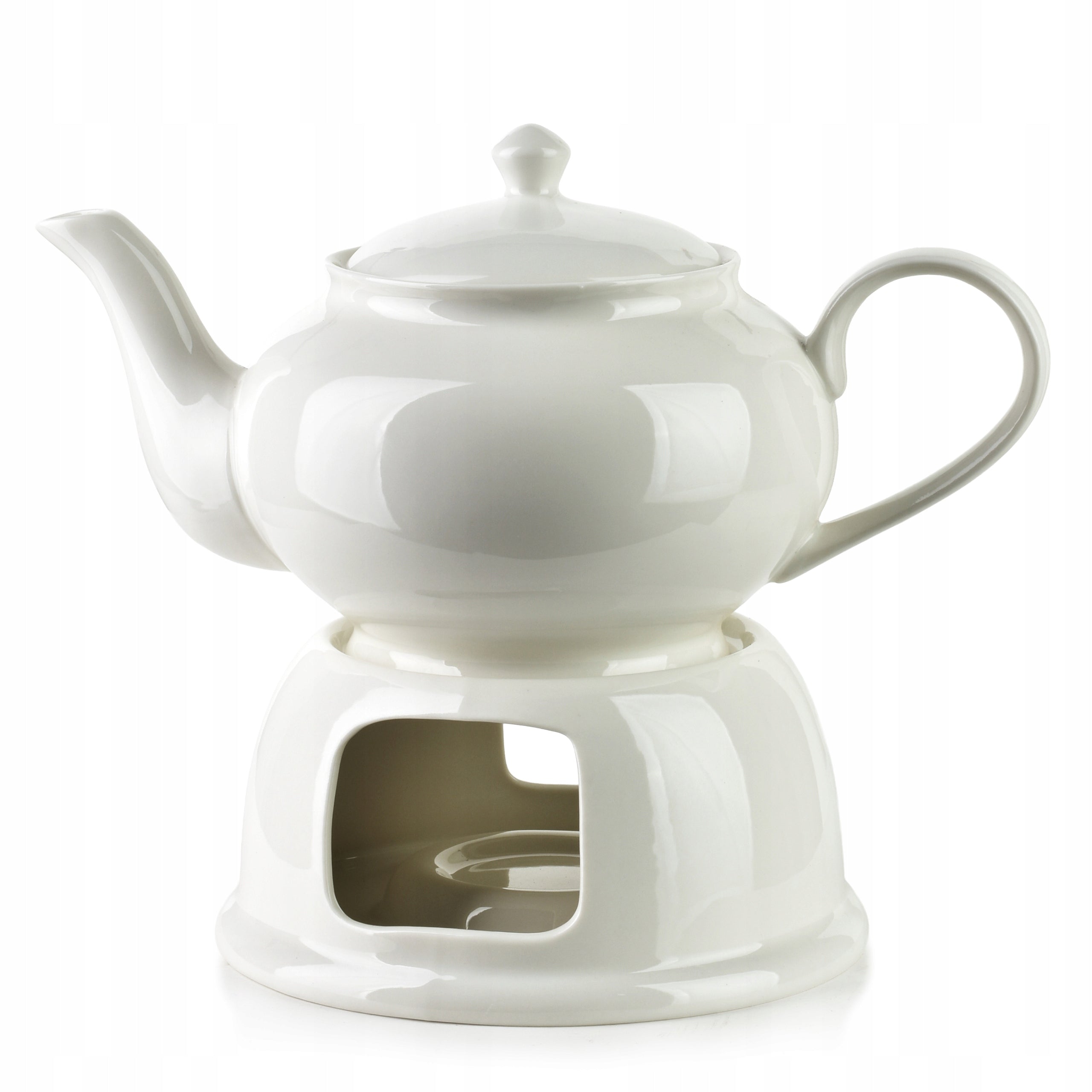 Porcelain jug 1,1 l with tea warmer