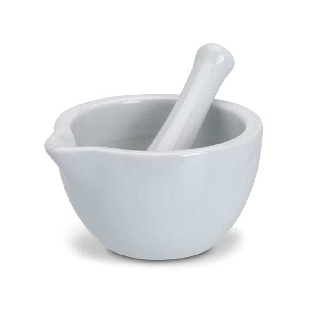 Porcelain mortar with pestle WHITE for HERBS SPICES 6 cm Ceramics Manufacturer code 8711295774829