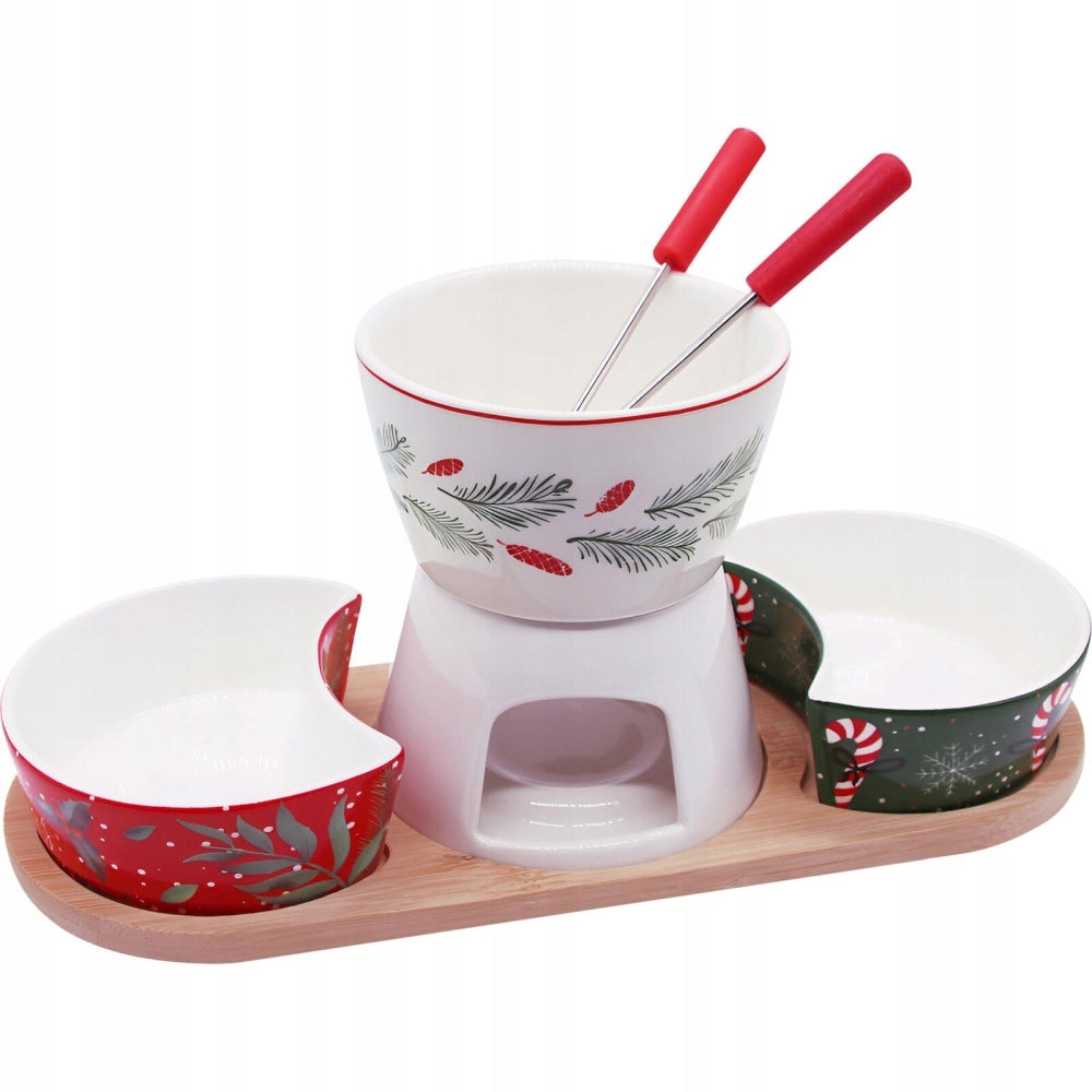 Porcelánová fondue sada