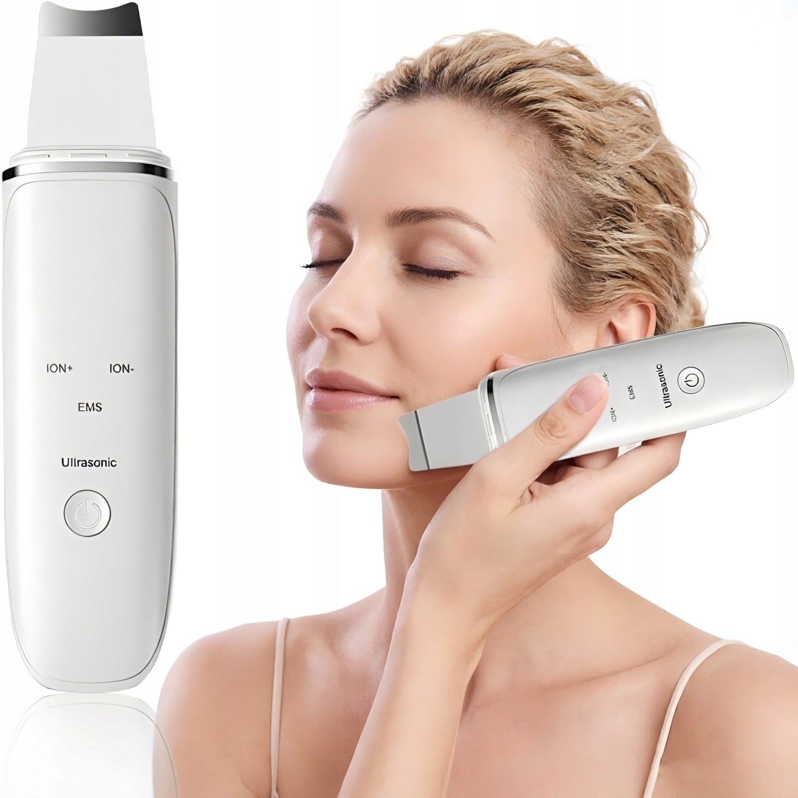 Pore Cleaner Ultrasonic Skin Scrubber Blackhead Removal Facial Device Packaging status original