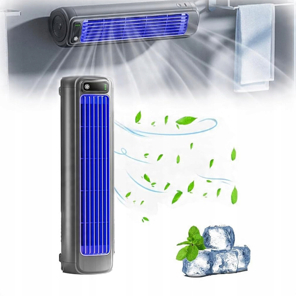 Portable AIR CONDITIONER, Vertical FAN, Black, Column, Windmill Brand no brand