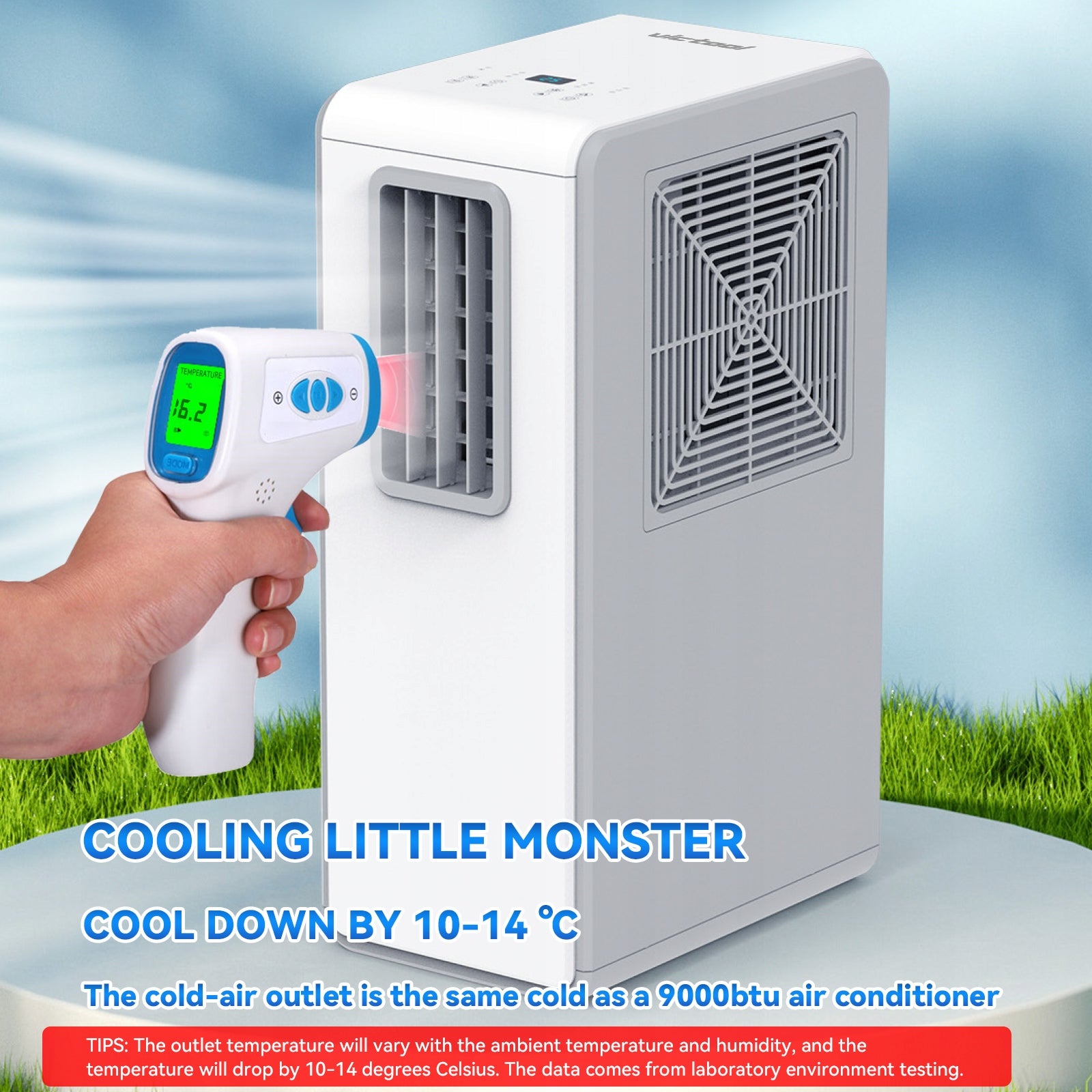 Portable Air Conditioner Dehumidifier with Remote Control EAN (GTIN) 0735083366629
