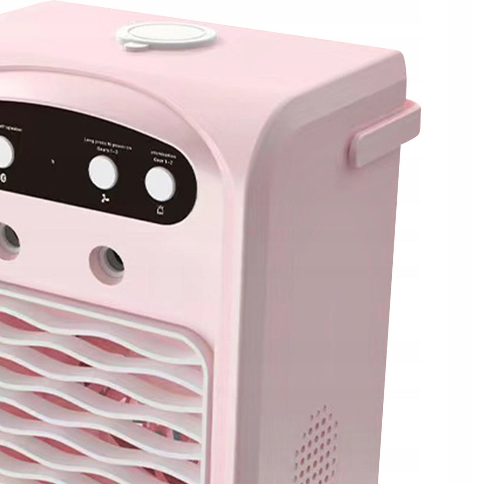 Portable Air Conditioner Efficient Misting Fan Noiseless Powerful Air Pink Medical device type accessories for a medical device or a product without an intended medical purpose