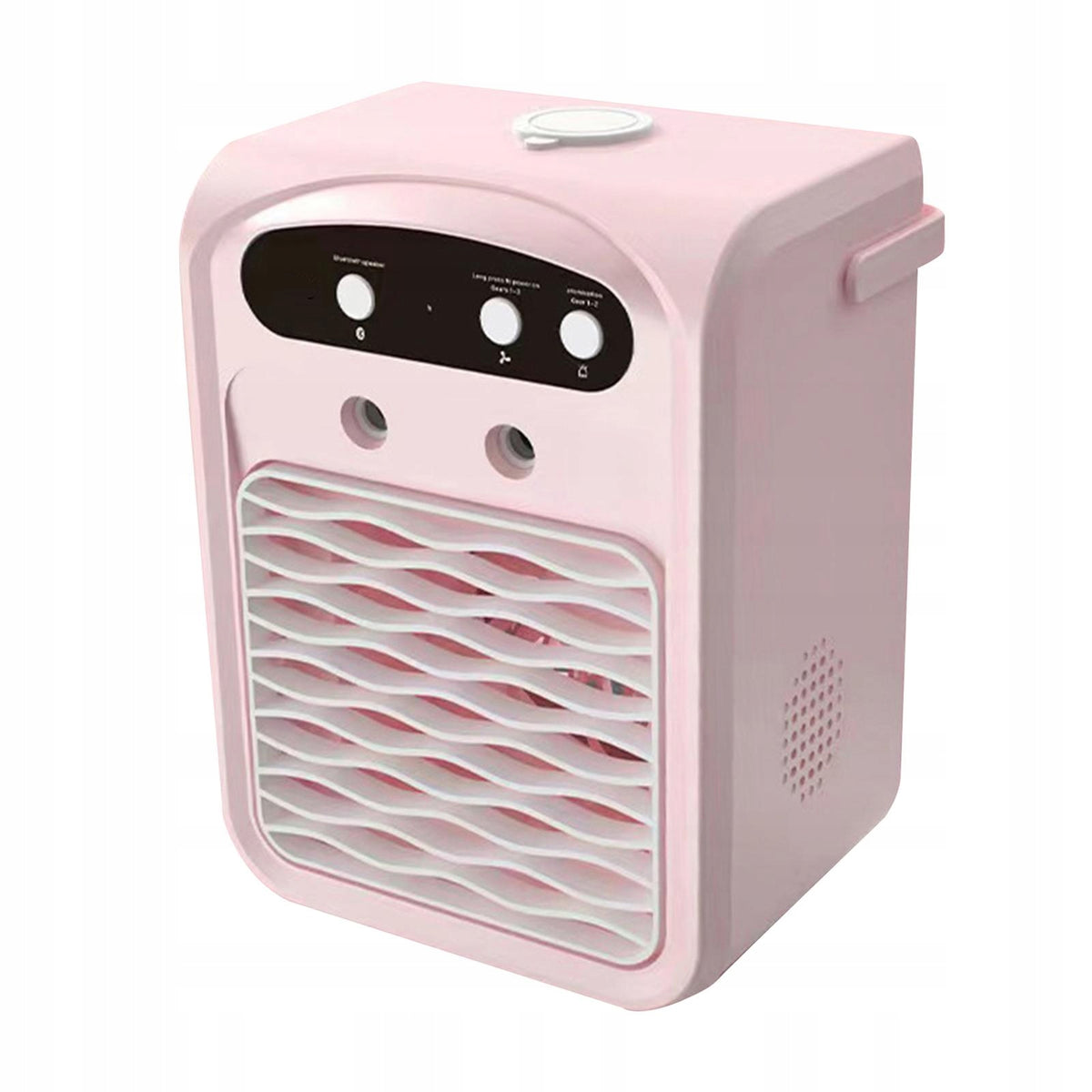 Portable Air Conditioner Efficient Misting Fan Noiseless Powerful Air Pink