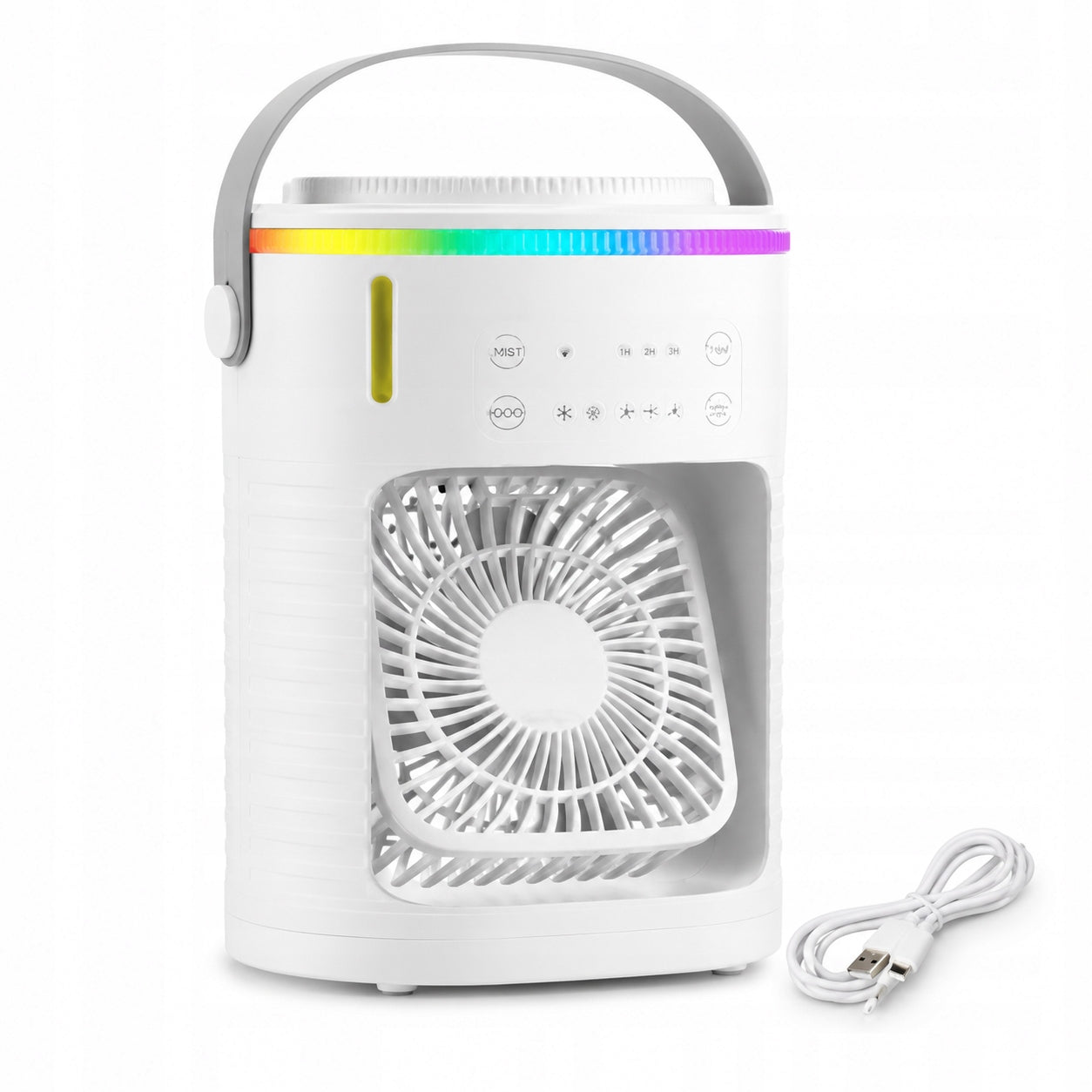 Portable Air Conditioner Fan 600ml USB Humidifier 3 Speed Quiet A Packaging status original
