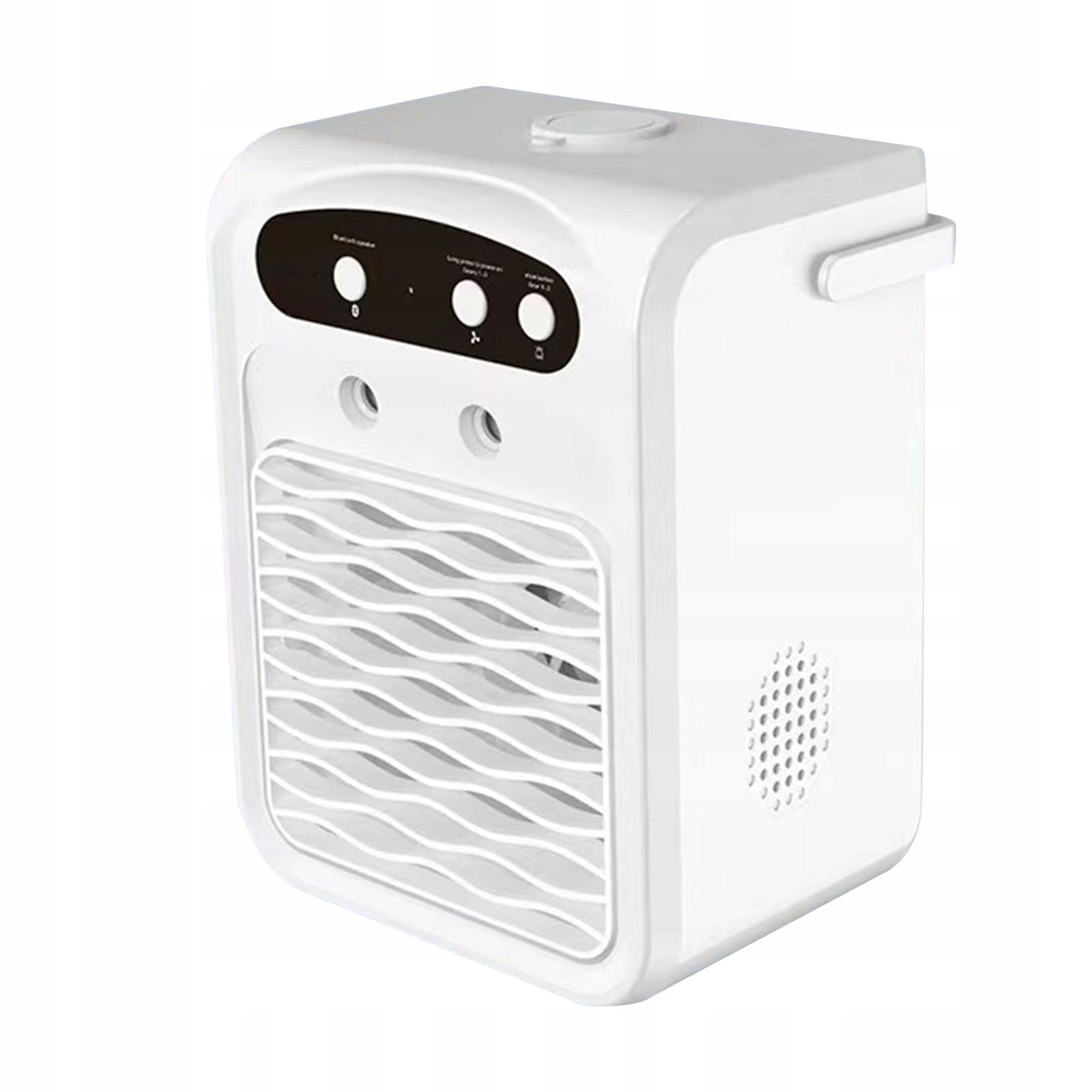 Portable Air Conditioner Powerful Personal Fan with Night Light Low White