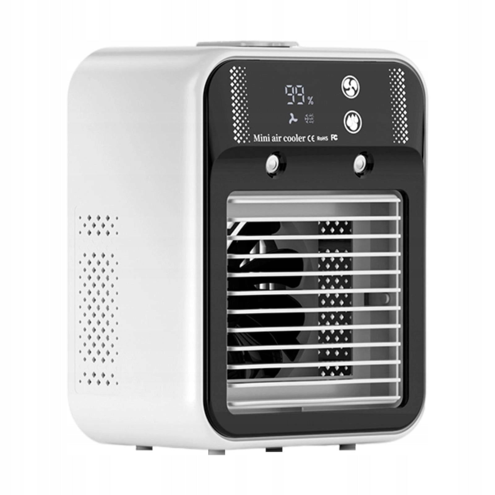 Portable Air Conditioner for Bedroom Cool Mist Mute Misting Fan Sleek Air Medical device no