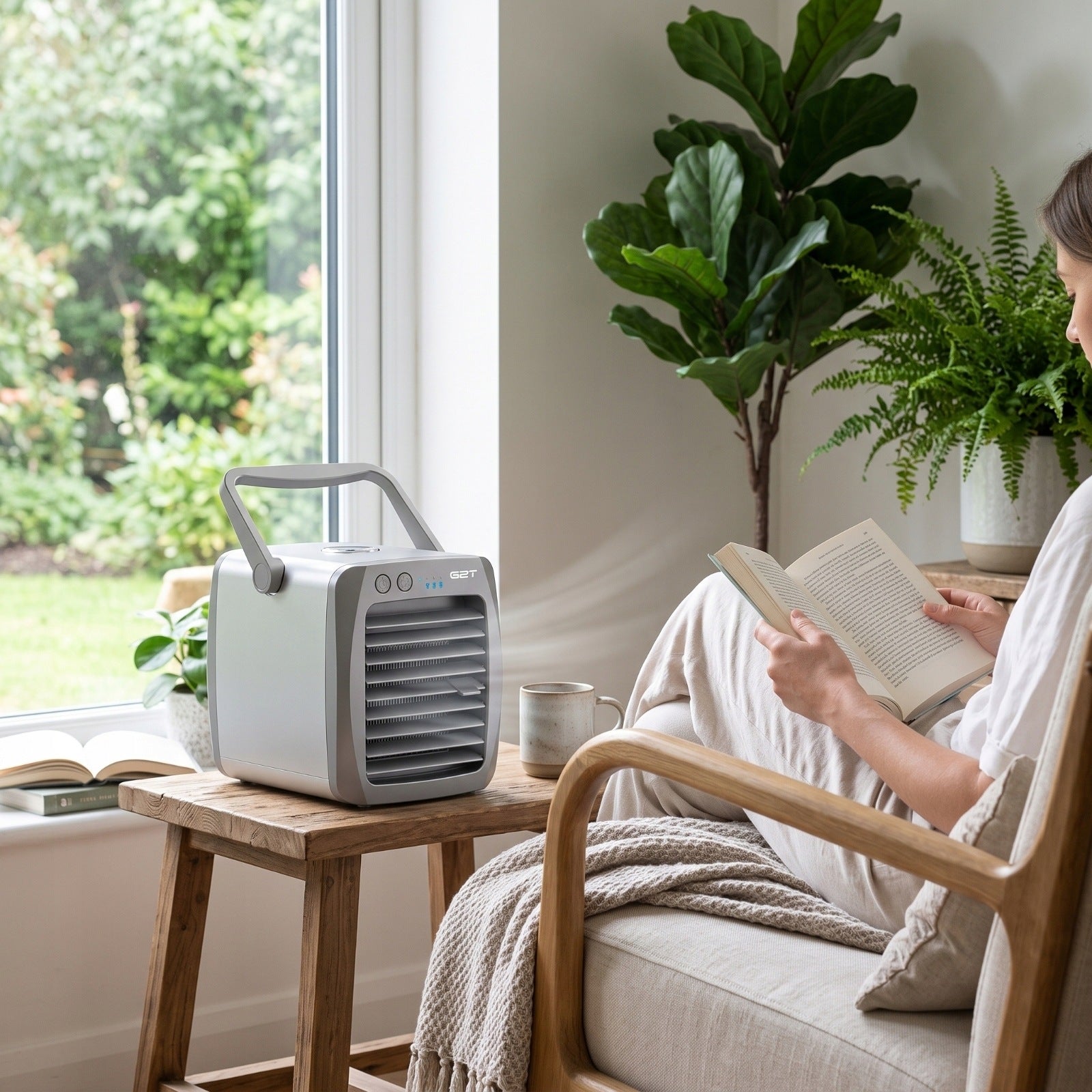 Portable Air Cooler Compact Mini Air Cooler Small for Desk, Office Workers Packaging status original