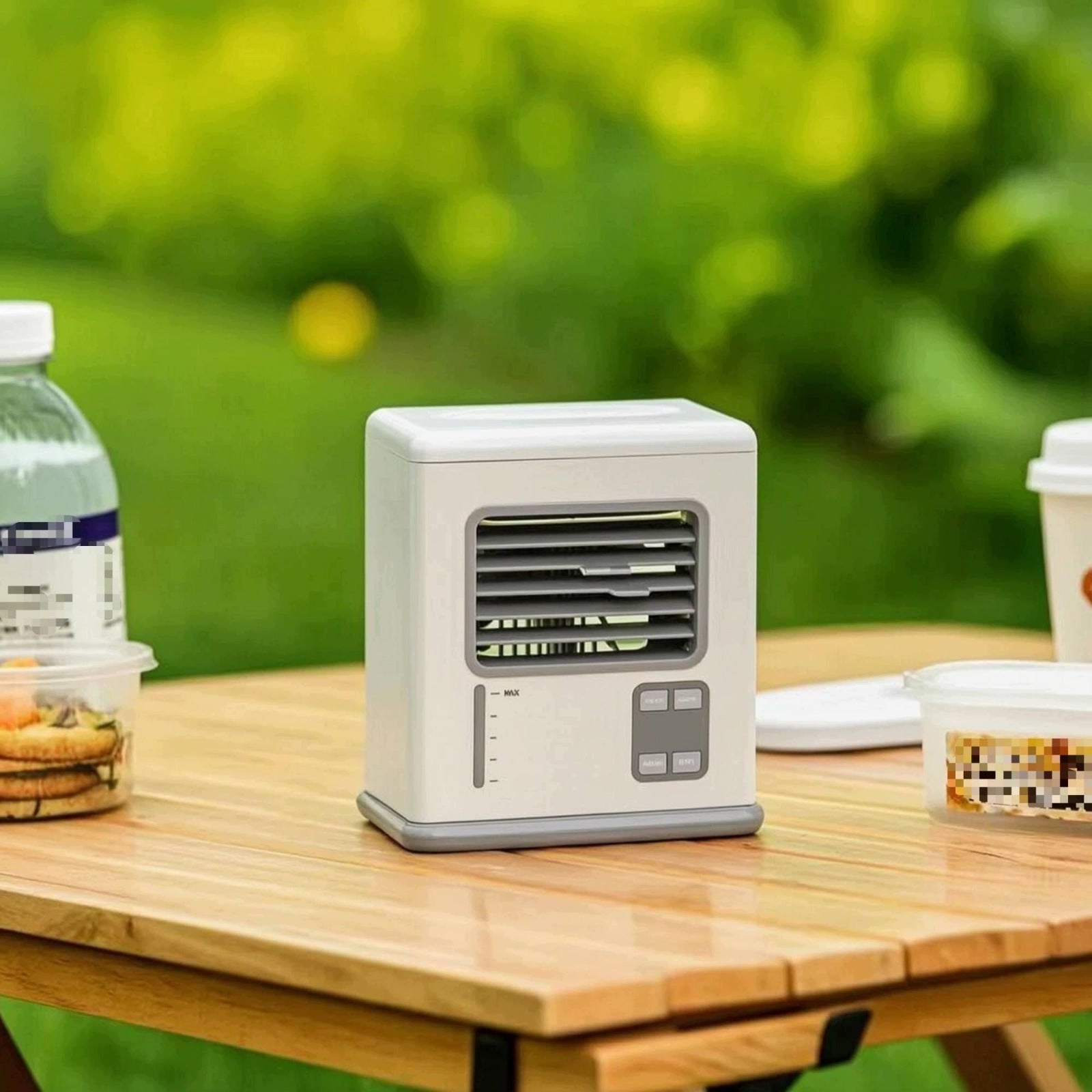 Portable Air Cooler USB-Powered Air Cooler with Handle Personal for Travel Brand no brand