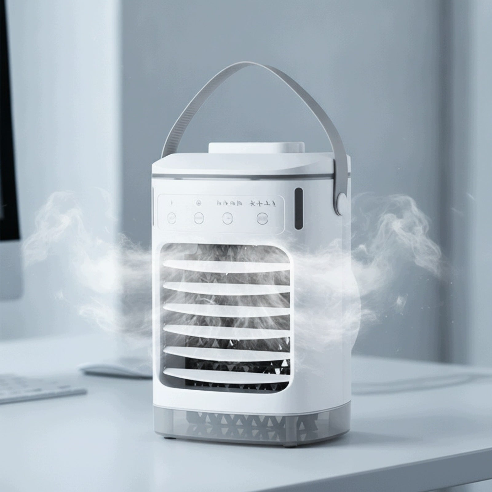 Portable Air Cooler with Water Tank Compact for Study Room, Bedroom Packaging status original