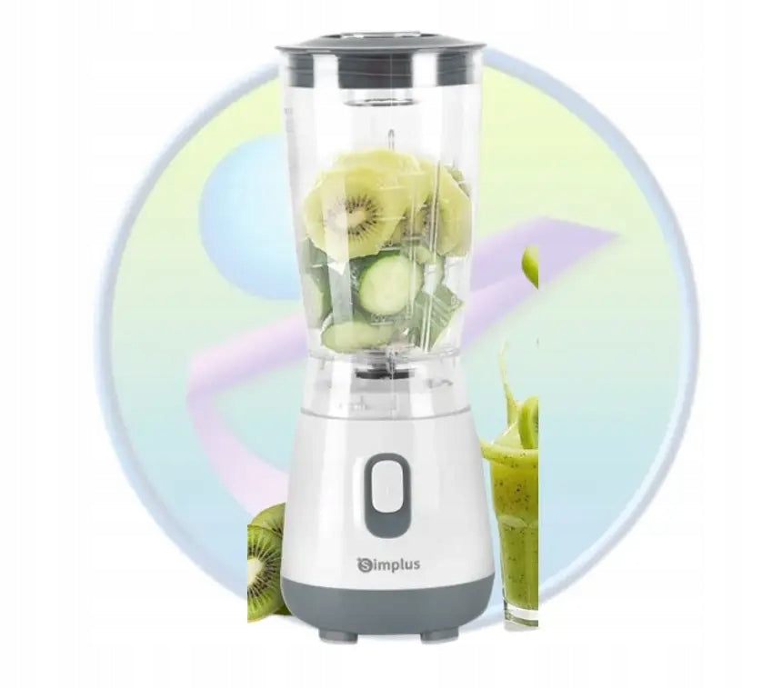 Portable BLENDER Simplus 2 in 1 600 ml Simplus White Grey Brand no brand