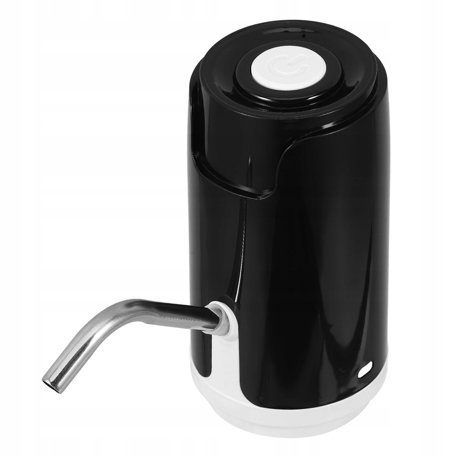 Portable Black Water Bottle Pump with USB Charging for Home Use Brand no brand