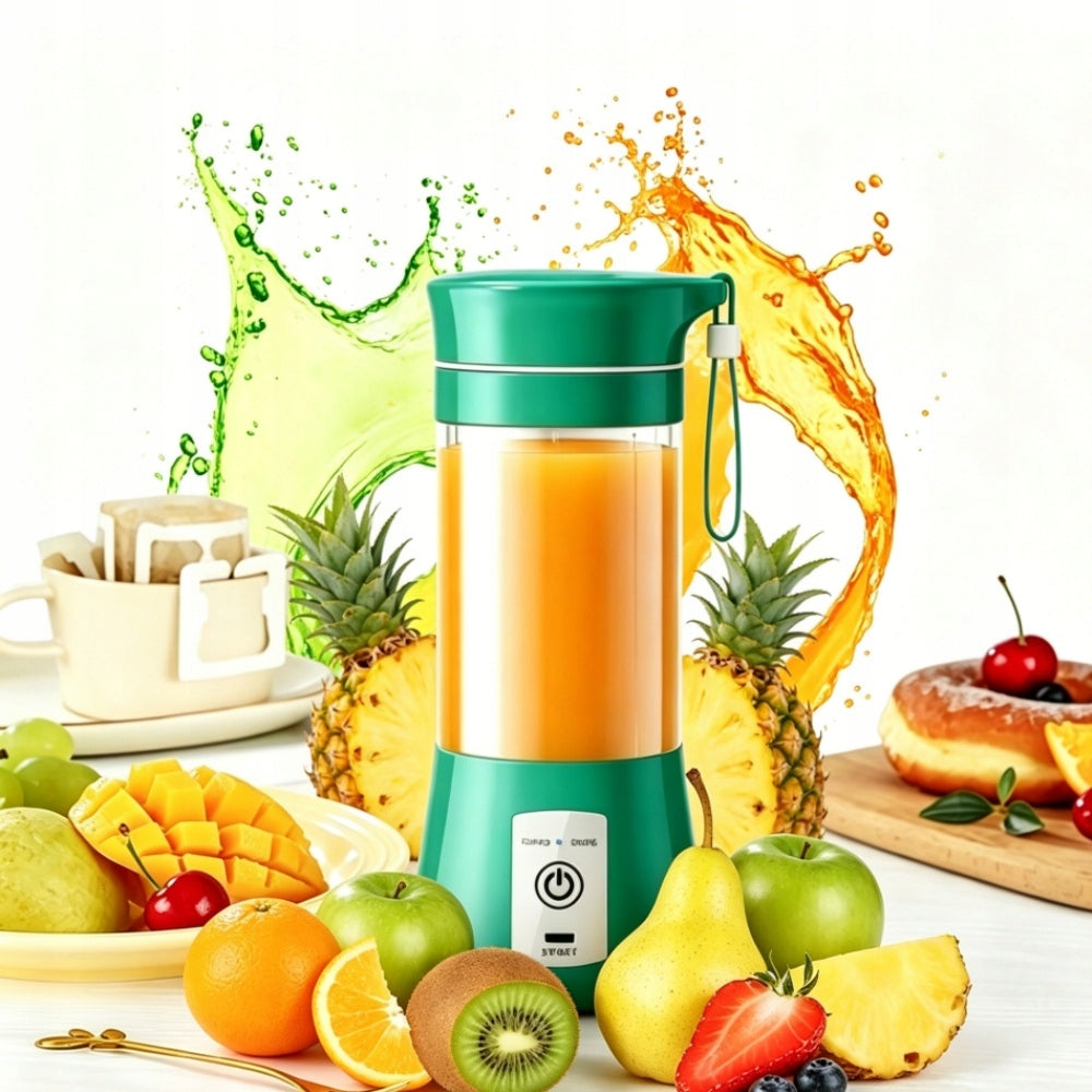 Portable Blender with One-Touch Operation Safe For Daily Use 380ml, Green Manufacturer code 6979916250486