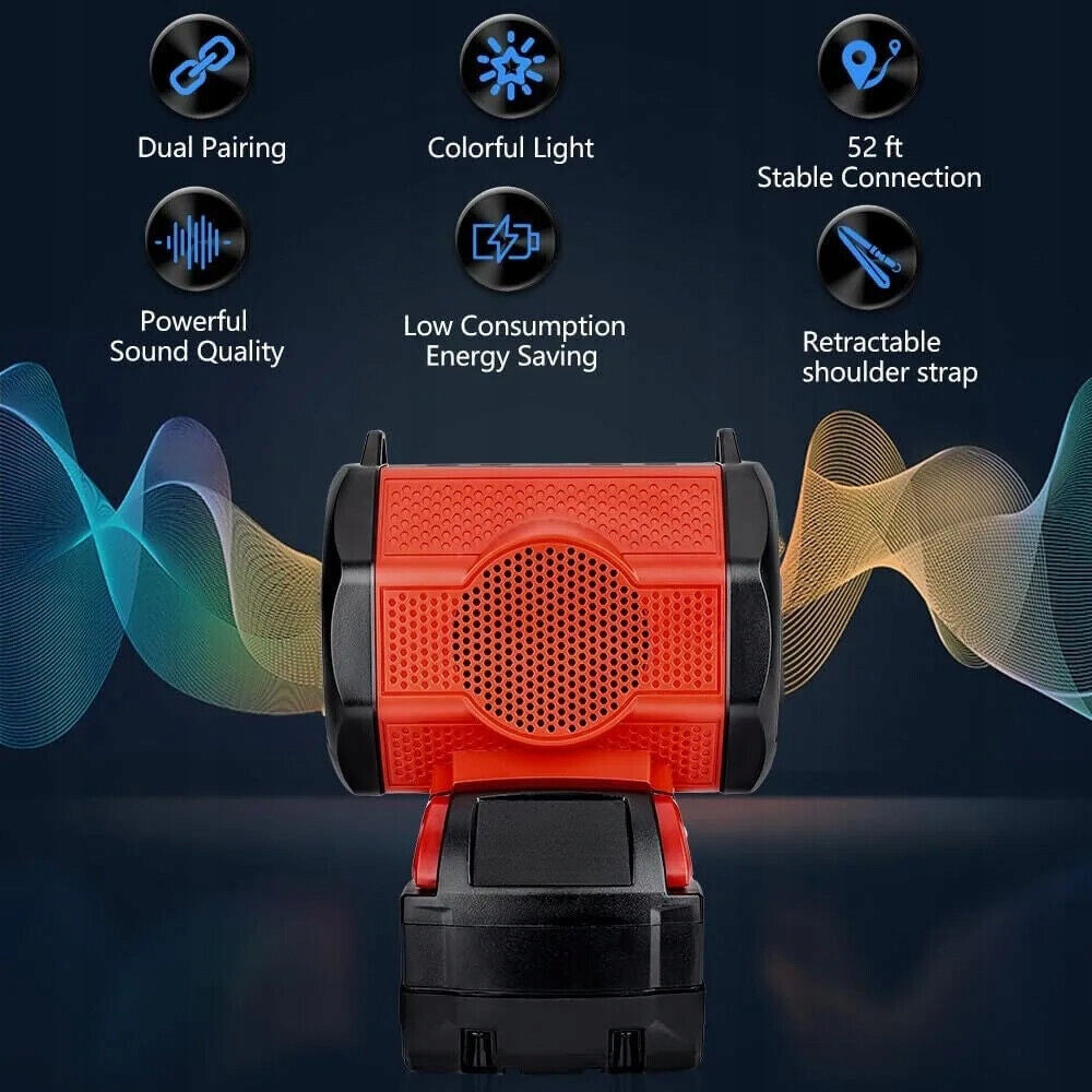 Portable Bluetooth Speaker For Milwaukee 18V Li-ion Battery With USB Type-C EAN (GTIN) 7841902657298