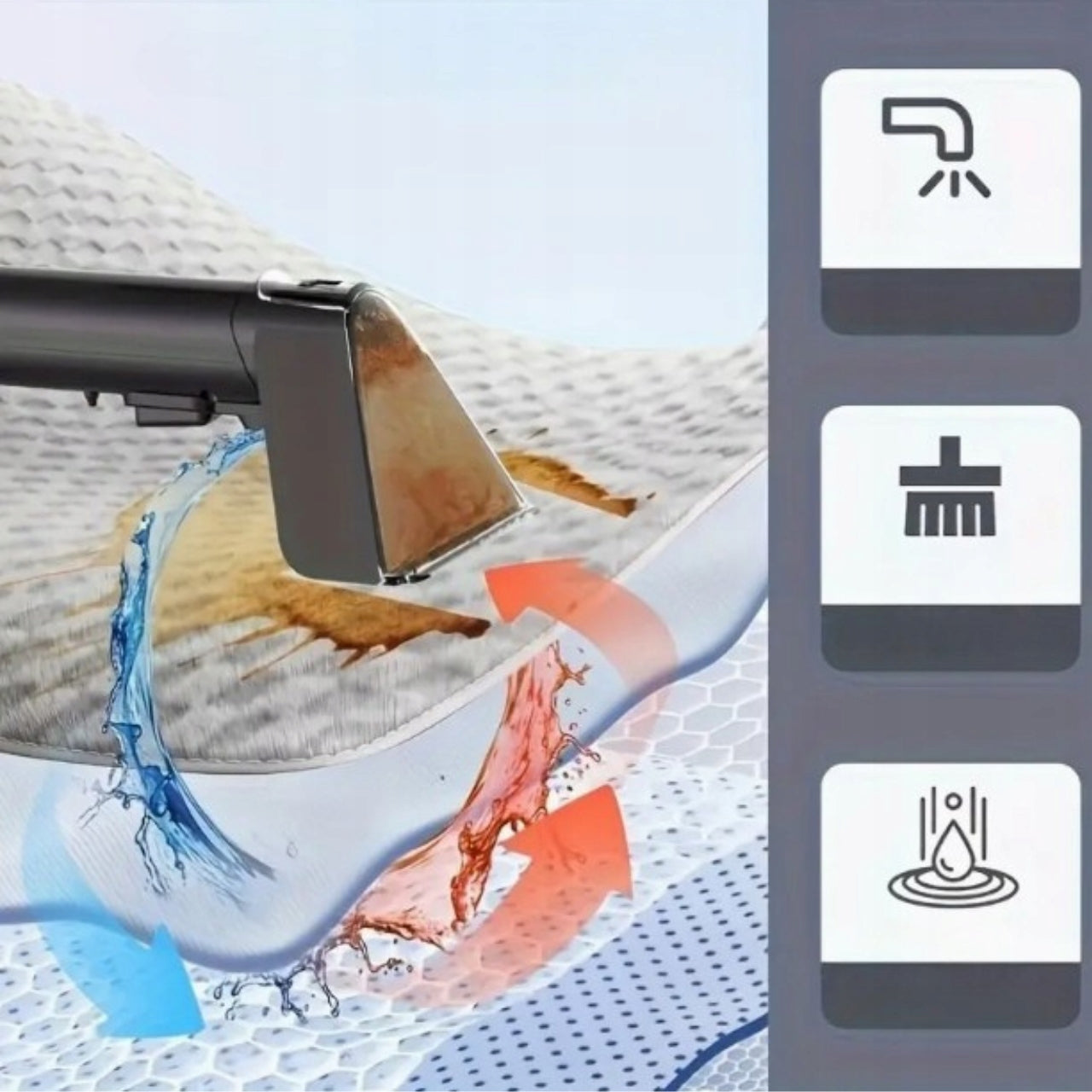 Portable Carpet Vacuum Cleaner 800W Upholstery Washing Function Ultra Strong Manufacturer code Odkurzacz Samochodowy Do Dywanów