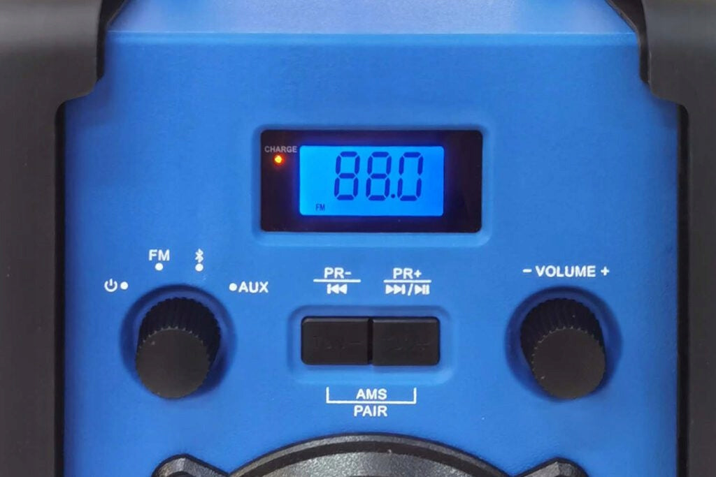 Portable Construction Radio Blaupunkt PP30BT JOBSITE Rechargeable FM/BT/AUX Packaging status original
