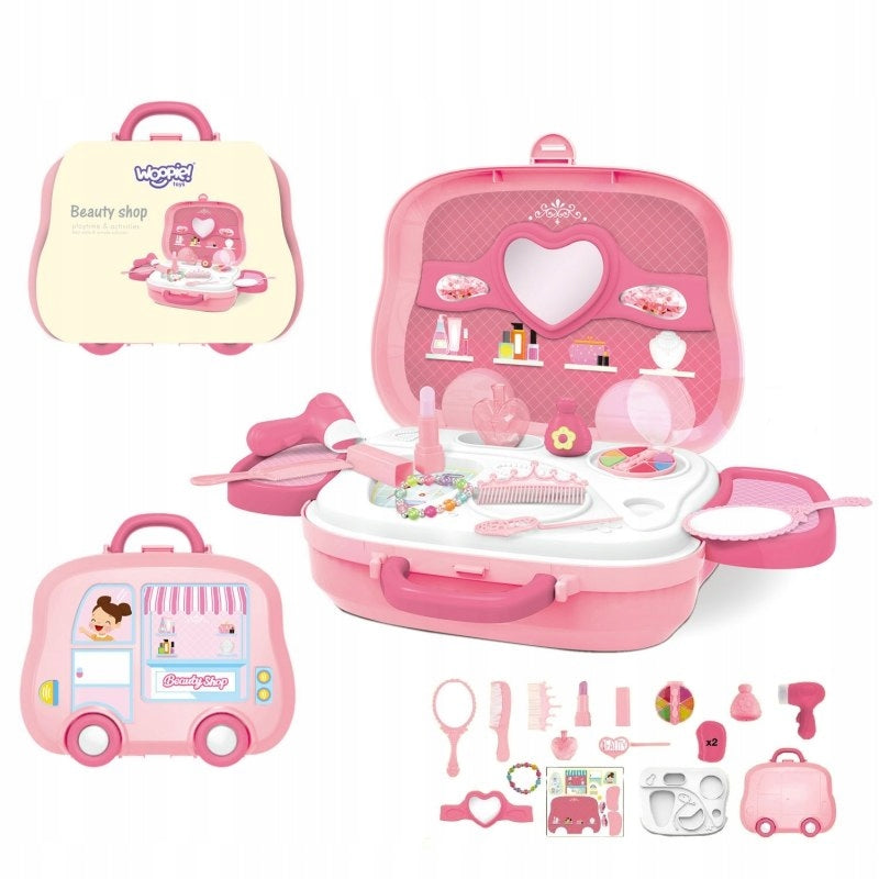 Portable Dressing Table Beauty Salon 2in1 Suitcase