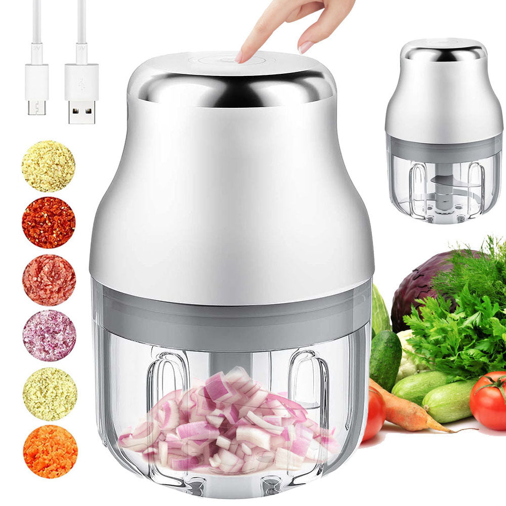 Portable Electric Garlic Herb Vegetable Slicer