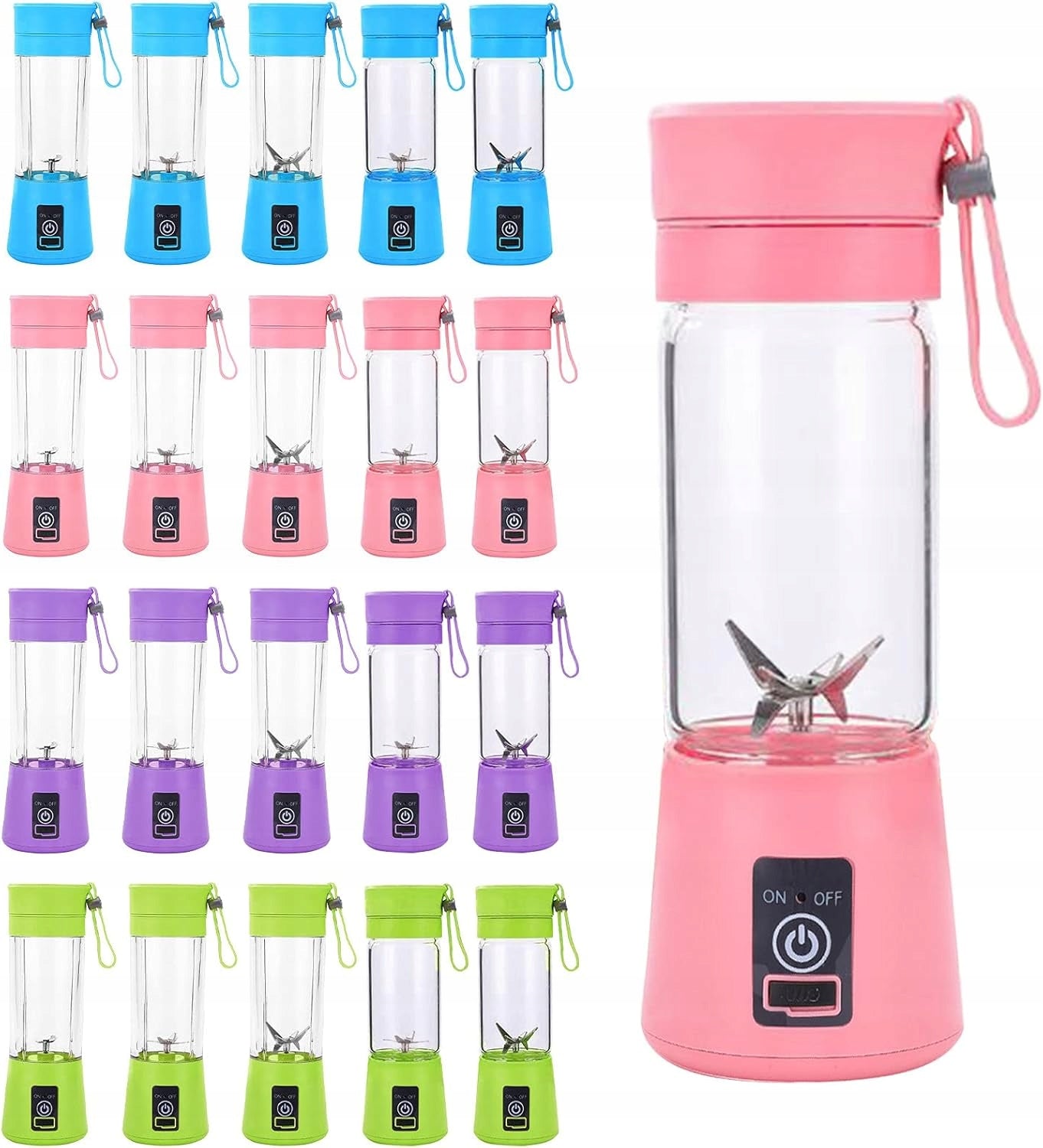 Portable Electric Juicer Cup USB Charging Fruit Vegetable Blender