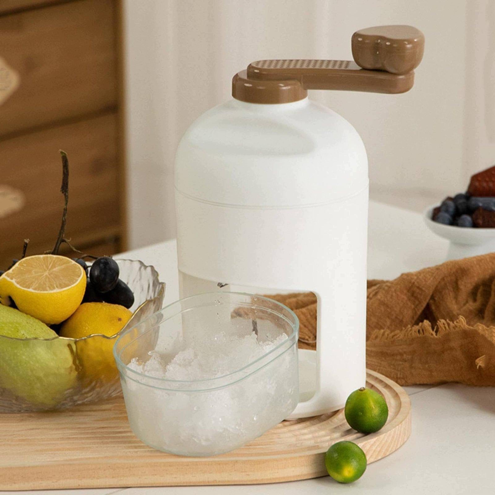 Portable Ice Crusher Machine Easy to Use Kitchen Appliance Packaging status original