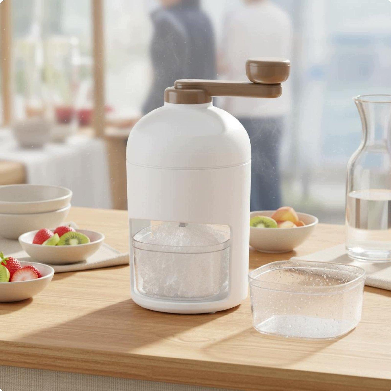 Portable Ice Crusher Machine Easy to Use Kitchen Appliance