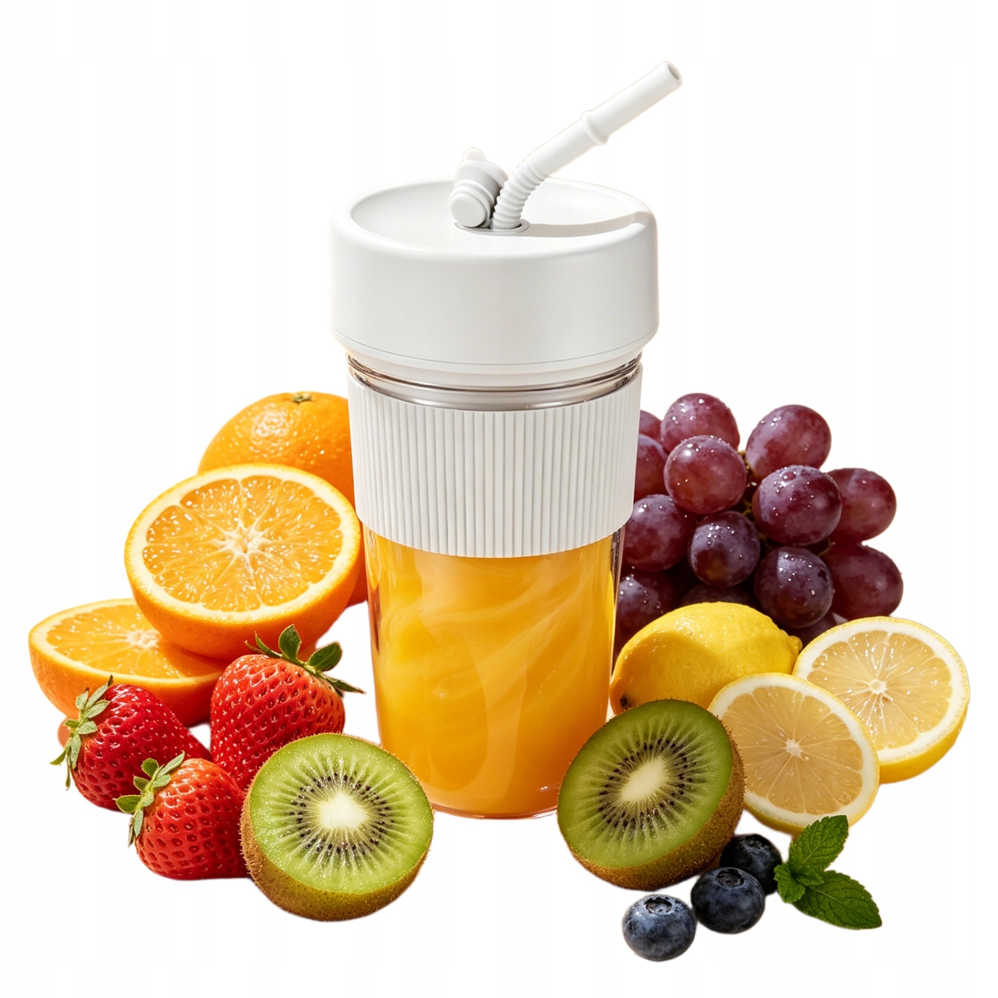 Portable Juice Blender 350ml, 6 Stainless Steel Blades