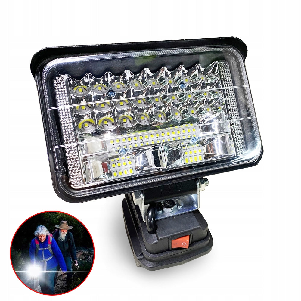 Portable Lamp for Makita 18V Workshop Halogen Flashlight 48W