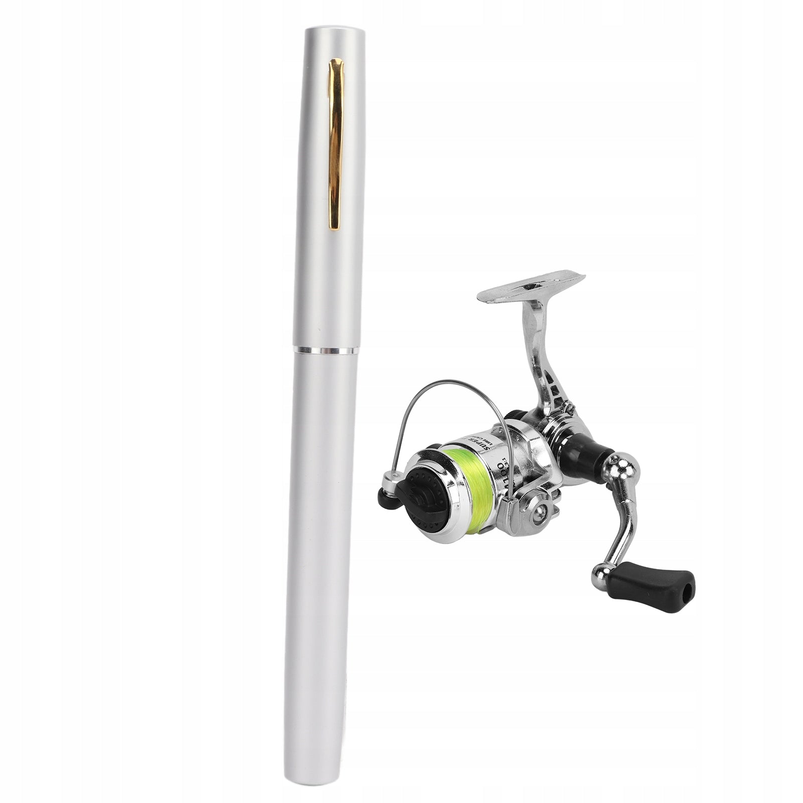 Portable Mini Dugopis Fishing Rod Shape Fishing Rod Pocket Retractable KW