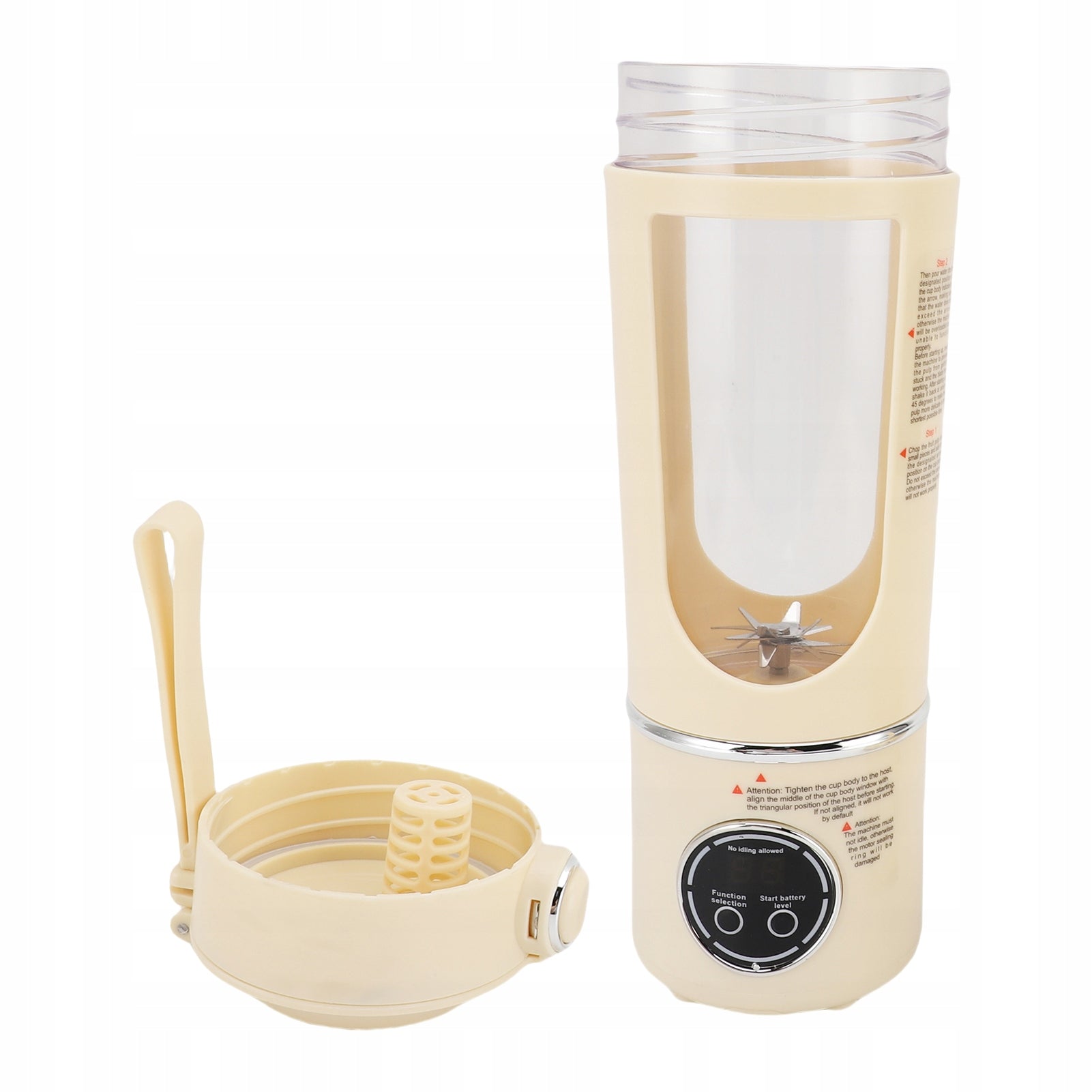 Portable Mixer 700ml 7,4V 12 Blades Rechargeable LS Mini Fruit Mixer Brand no brand
