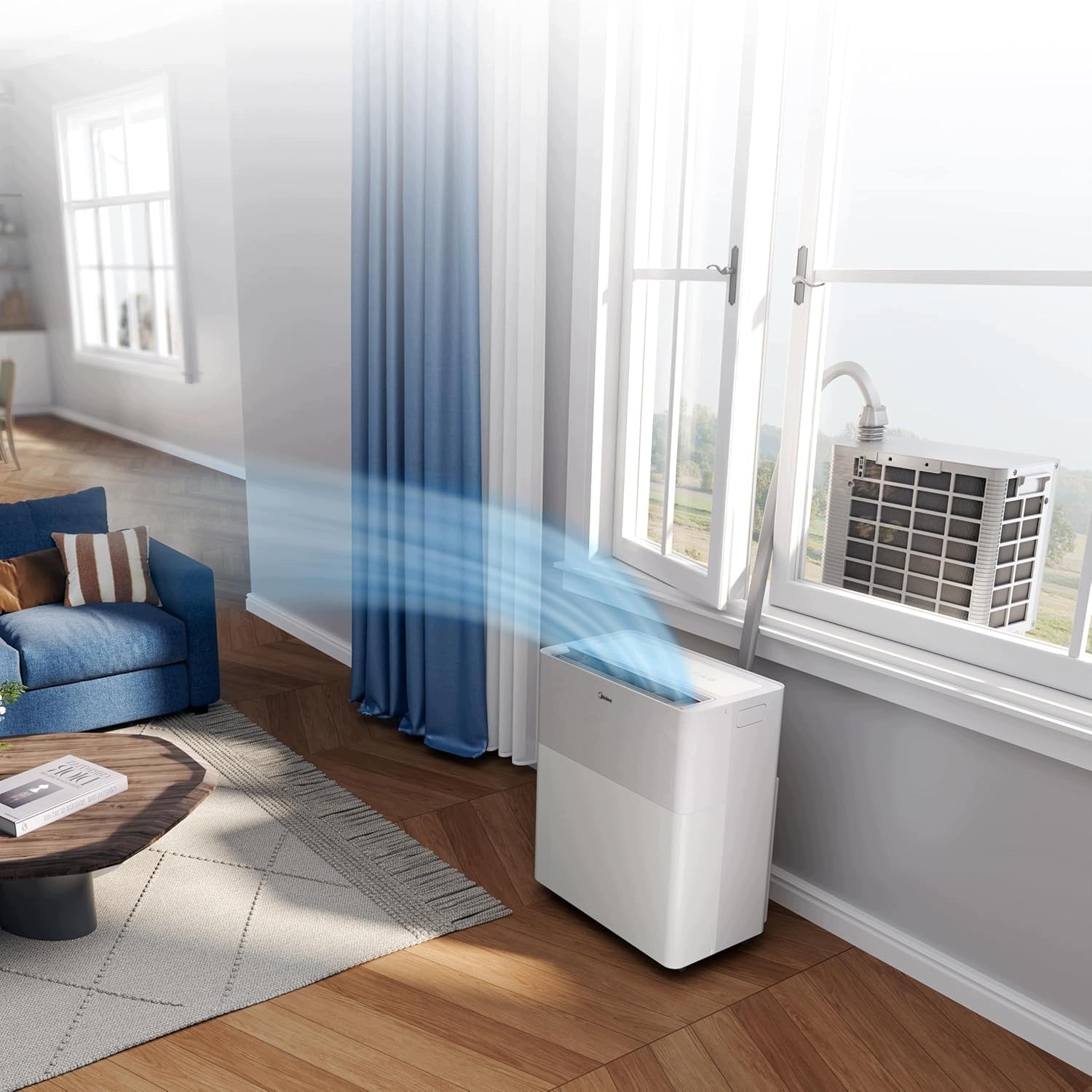 Portable Mobile Air Conditioning Midea PortaSplit-E 12000 BTU 3.5kW 39dB Manufacturer code 12K
