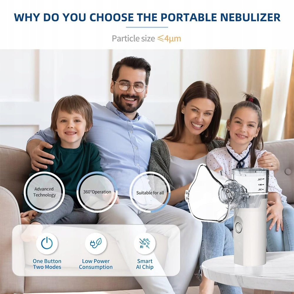Portable Nebulizer, Rechargeable handheld Nebulizer for Adults and Kids Medical device yes