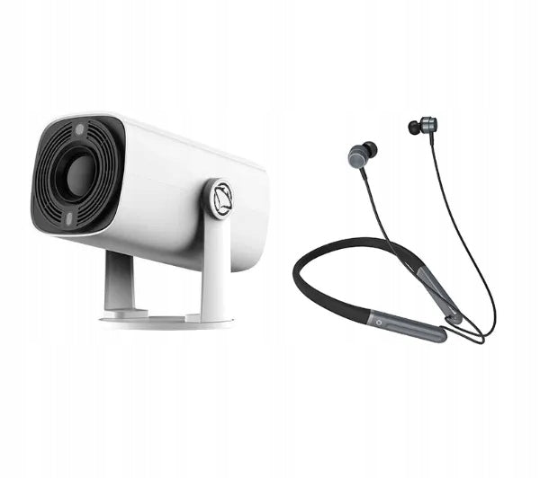 Portable Projector Manta MultiVision PMA202A24 4K HDMI USB WiFi Headphones