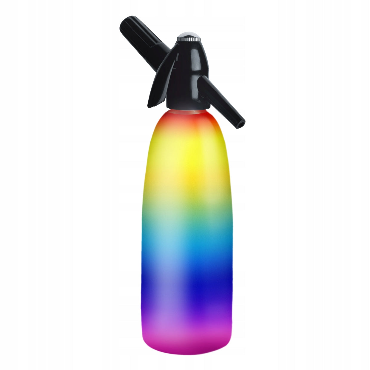 Portable QUICK SODA MAKER siphon saturator for sparkling water 1L RAINBOW ART Packaging status original