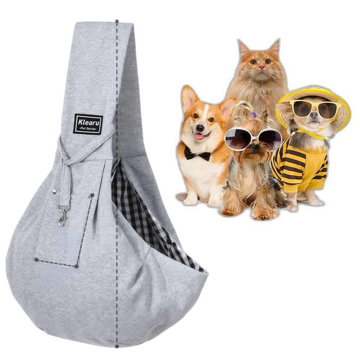 Portable Shoulder Bag for Dog and Cat Breathable Foldable Travel Brand Senti