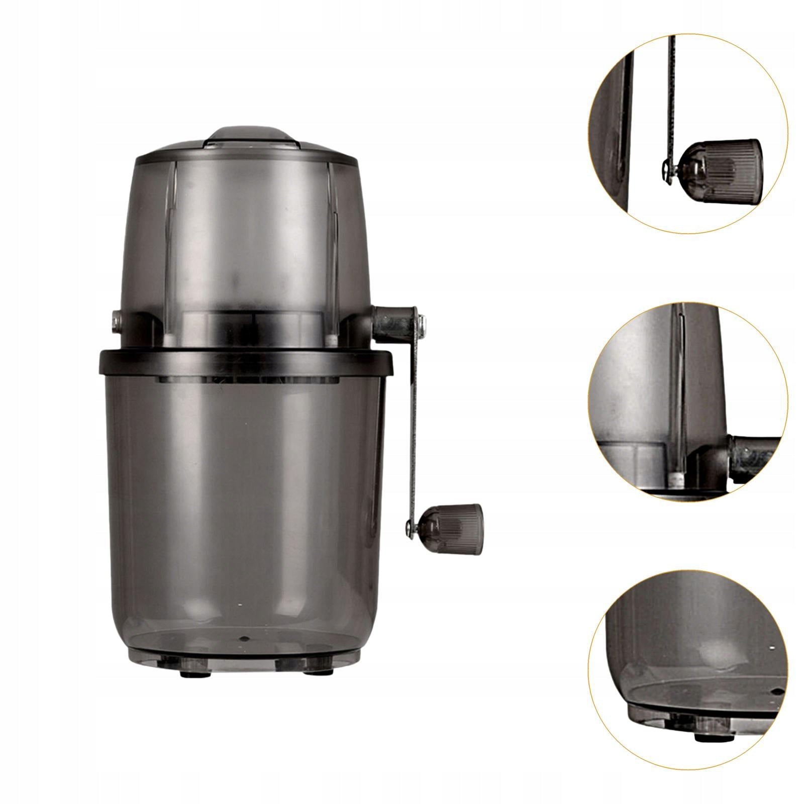 Portable Slushie Machine Snow Cone Machine for Snow Cone Slush Black Packaging status original