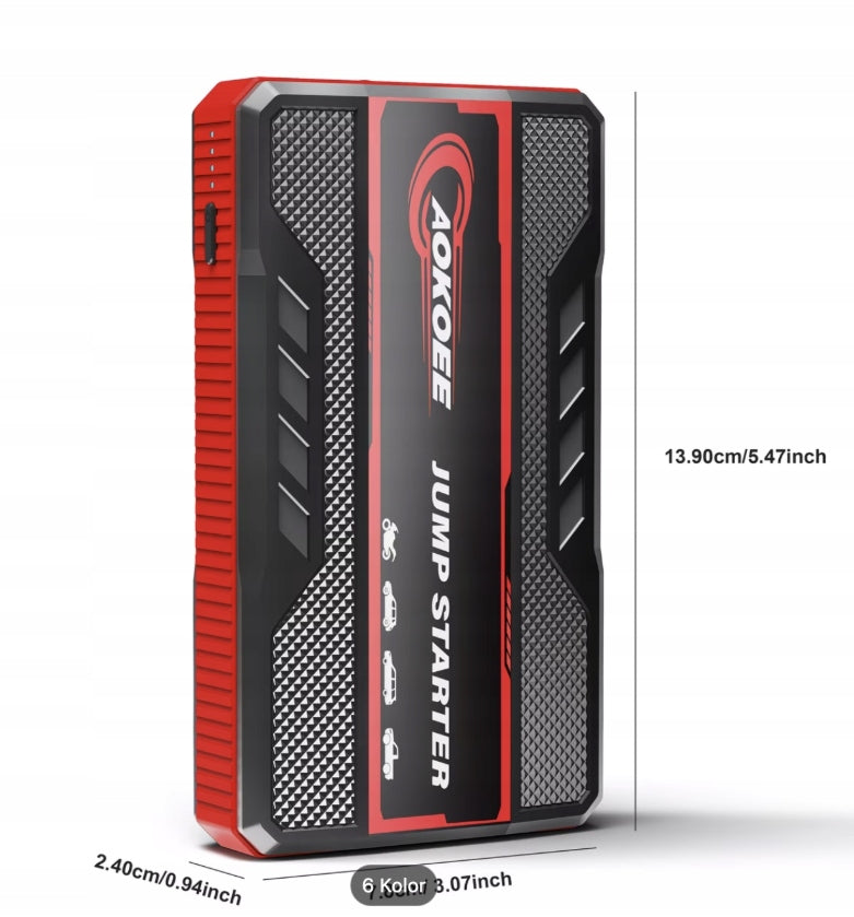 Portable Starter 2000A Powerbank Booster 12V for Car Petrol Diesel Manufacturer code rozrusznik samochodowy, powerbank do auta