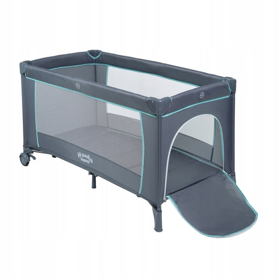 Portable Travel Cot Folding Travel Playpen Accessories Grey 2in1 Manufacturer code HANKS