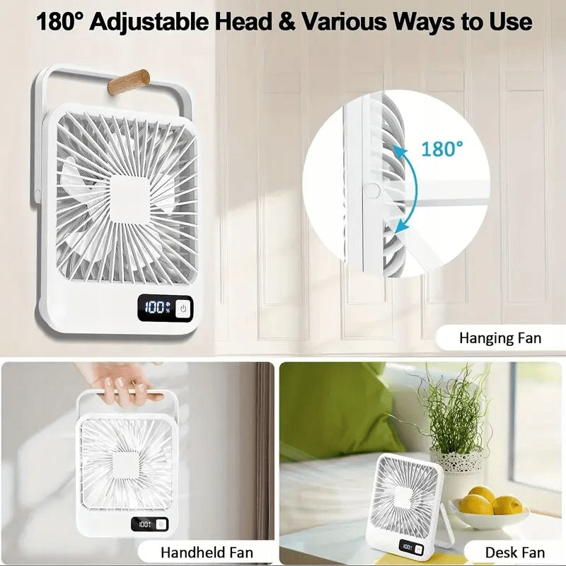 Portable USB Fan with 1200mAh Ideal for Office, Home and Travel EAN (GTIN) 5901421307233