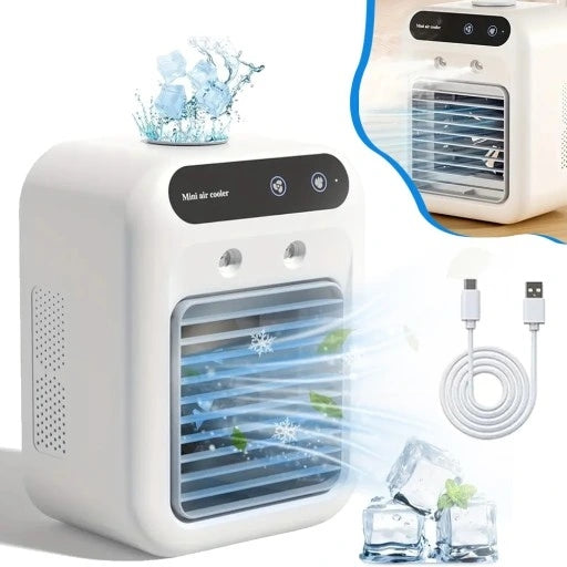 Portable USB Fan with 2 Speeds, for Car, Tent, Desk