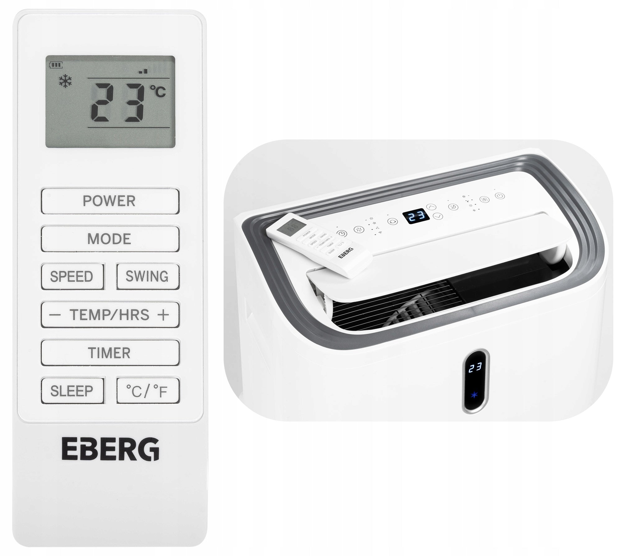 Portable air conditioner EBERG VIGO 4,7kW 4in1 WiFi + rigid seal Brand EBERG