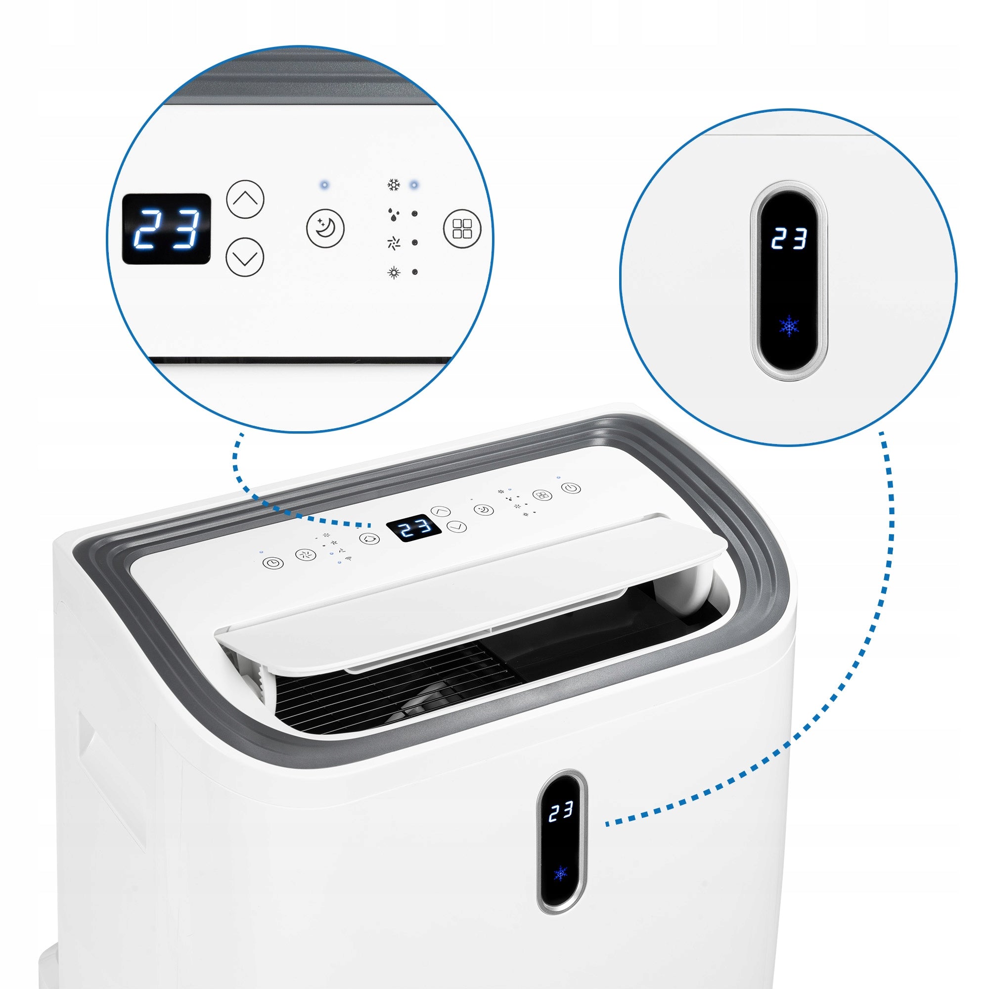 Portable air conditioner EBERG VIGO 4,7kW 4in1 WiFi + rigid seal Manufacturer code VIGO V47E1