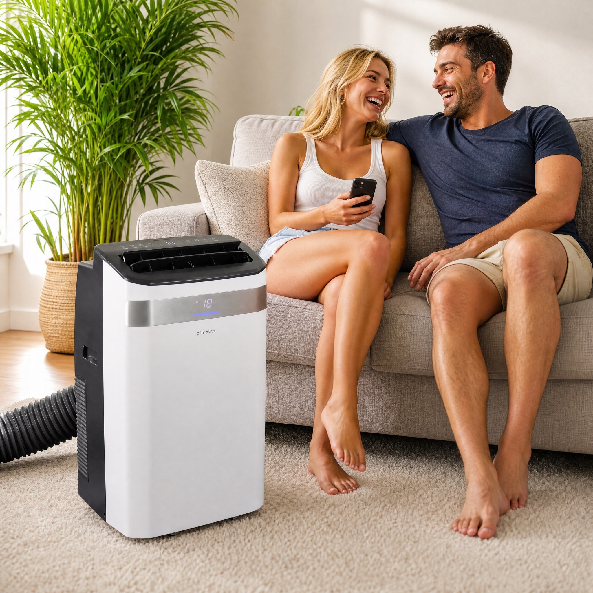 Portable air conditioner QUIET Climative SILENT+4,1kW+WiFi+4in1+HEATING Manufacturer code AC-41S Silent WiFi 4w1 CICHY WYGŁUSZONY